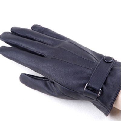 Men's PU-quality gloves. winter warm gloves. extra fleece super soft washed leather gloves