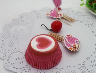 Show baking high temperature love mini cupcake paper cushion muffin cup baking cup