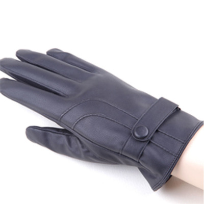 Bai Hu Wang PU washed leather glove. winter warm gloves. extra fleece super soft washed leather gloves