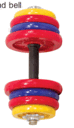 "Factory direct" YT-9007 dip colored dumbbells wholesale price