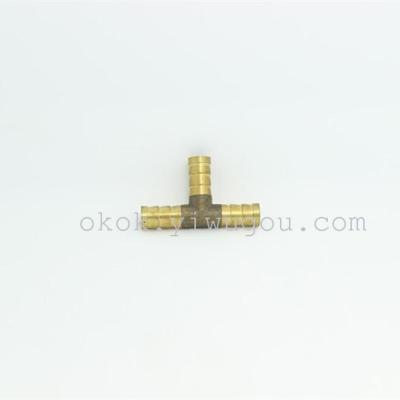 Brass tee for gas hose