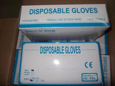 Disposable PVC gloves  100/ box  Good quality and low price