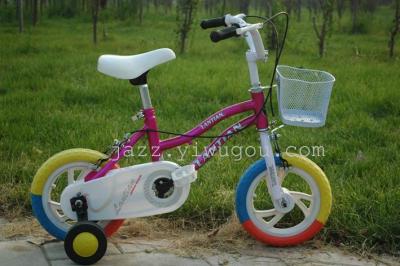12-inch Kids Bike baby stroller double bending pneumatic tire-free baby stroller