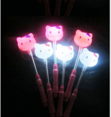 Wholesale glow toy KT cat spring cheer Flash stick prop manufacturers selling novelty toys