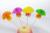 Exquisite mushroom cake decoration toothpick inserted pick small cake inserted 12 pieces