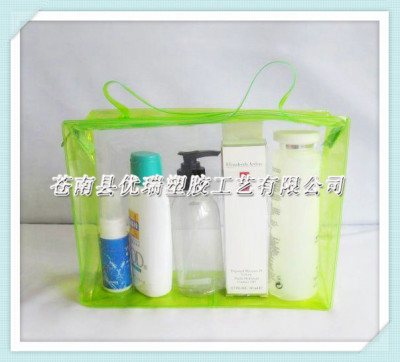 PVC gift bag with handle,Clear pvc cosmetic bag