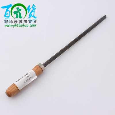 Triangular file wooden handle and Emery file fine-tooth file to sharpen the diamond angle file file factory outlet