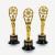 Oscars staff creative gift collection of art on wheels plastic trophies