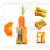 Carrot fruit knife sharpener kitchen household plastic stainless steel peeler plane
