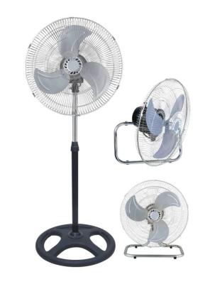 Three with electric fan 18 inch floor fan 18 inch wall fan 18 inch floor fan