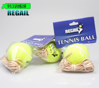 Flat rubber band with rope tennis tennis trainer 911-T