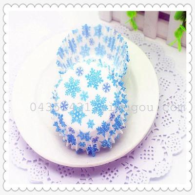 Exhibition art high temperature resistant cake mold cake cup paper cushion chocolate paper support opp card head packaging