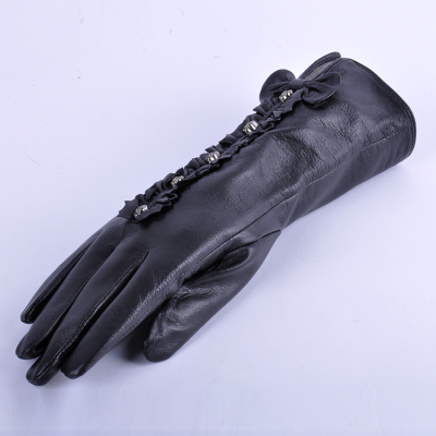 100 Tiger King suede warm fashion European version of skull gloves