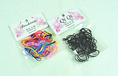 Binary jewelry wholesale candy color dragged continued black elastic elastic elastic hair tie hair accessories hair rope