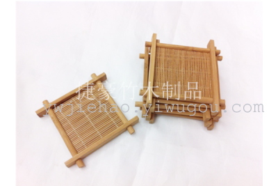 Bamboo Cup mat bowls mat tea supplies