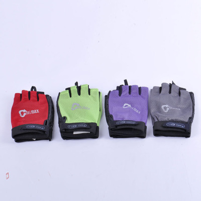 Direct wholesale sports gloves full finger mesh gloves, non-slip gloves badminton table tennis biking gloves