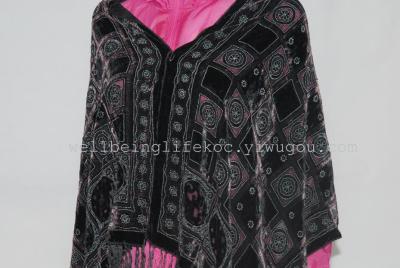 The spot clearance Ribenyuandan silk velvet scarf / shawl. 160X50CM