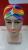 Rainbow-colored polyester India exotic hats headgear pleated turban