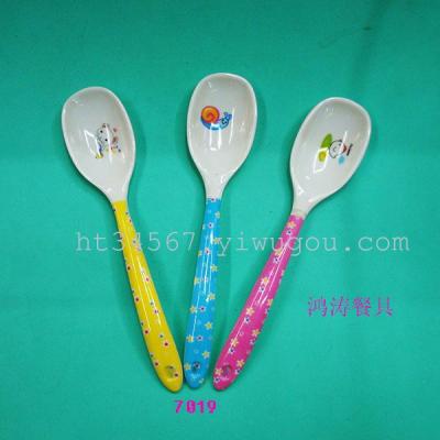 Melamine spoon spoons tile factory outlets and creative environmental protection children spoon