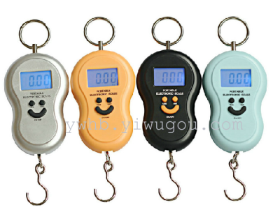 With the light gourd scales electronic portable scales luggage scales hook scales