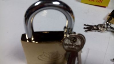 32 # titanium lock, the padlock