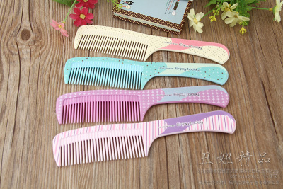 Fashion fine plastic comb handle comb comb comb comb comb hair comb hair comb