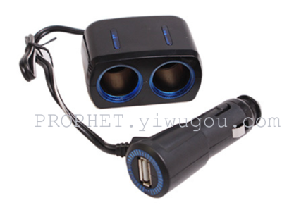 SD-1904B a two-car power splitter USB charger