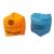 Process-color PVC inflatable hemp grain inflatable swimming ring water series of children's swimming double balloon float long sleeves