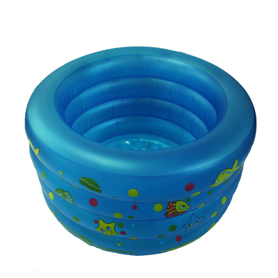 Blue PVC1 m circular four-story series inflatable swimming pool children's pool and children's pool