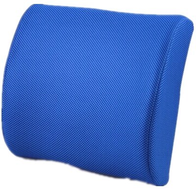 Memory foam lumbar universal sandwich-mesh lumbar back cushion pillow