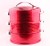 Outer plastic liner stainless steel three-layer insulated lunch box insulated barrel large capacity insulation device
