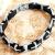 Stainless steel jewelry PVC cross religious men bracelet bracelet jewelry