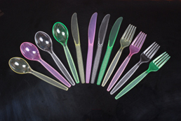 Disposable Plastic Knife, Fork and Spoon PS