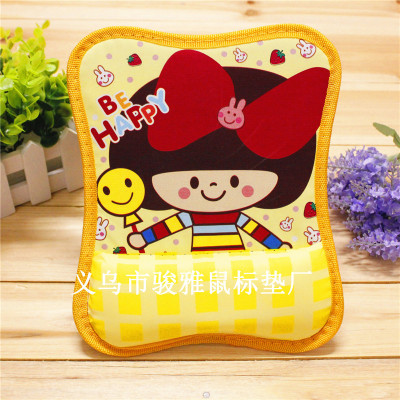 Factory wholesale Korean cute fabric wristband Taobao creative advertising gift mouse pad mouse pad