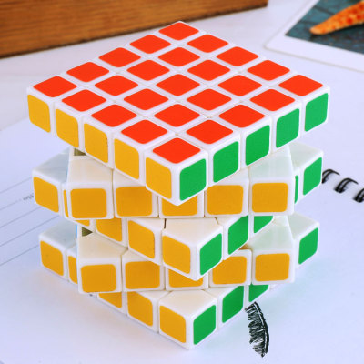 6.5 cm5 grade 5 professional frosting puzzle rubik's cube stickers no heat transfer printing mixed batch