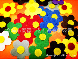 Stock felt flower accessories crafts accessories sample-made