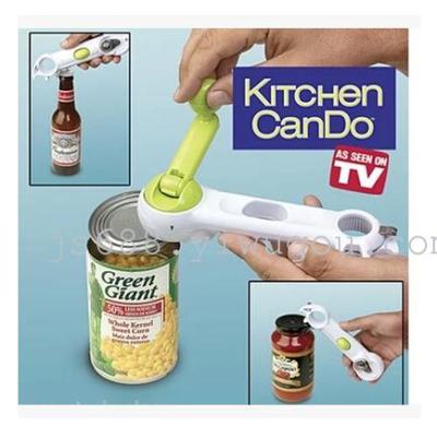 Kitchen CanDo new 8-in-1 can opener, multi-functional bottle opener