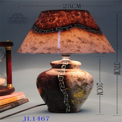 the hot new Chinese style antique ceramic lamp decoration lamp warm Home Furnishing single paragraph 24 batch