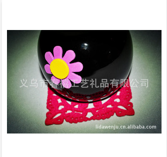 Manufacturers supply felt coasters can be custom-made brightly coloured fashionable personalization