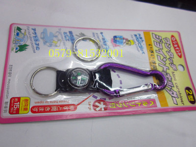 Compass carabiner carabiner gourd-shaped card with compass carabiner