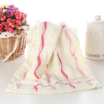  new towel "factory direct" water wave towels towels in Yiwu exported towels