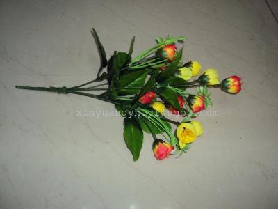 Hua Juan factory low price long-term supply simulation flower artificial flower rose