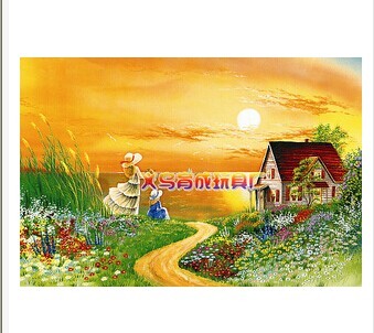 1000 piece jigsaw puzzle landscape paper plane toys can be customized