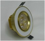 LED3W local gold ceiling downlight lamp imported chips blade cooling.