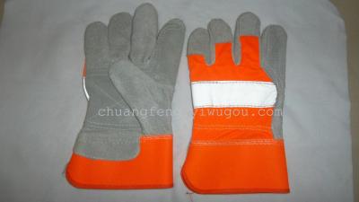 Reflective reflective work gloves work gloves