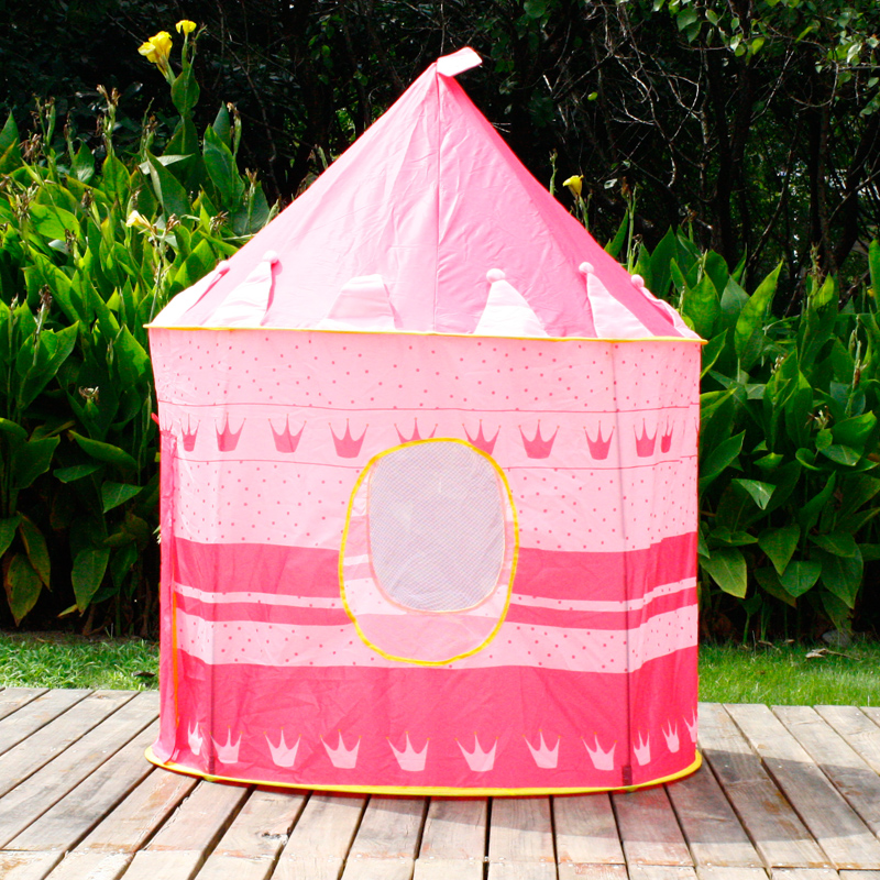 爸爸去哪儿同款外贸亚马逊儿童帐篷皇冠城堡游戏屋