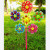 Toy windmill windmills of six flower smiles parachute pattern