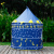 Blue sun and moon children yurts tents oversized children princess tents toys game house baby baby