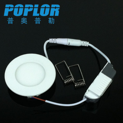 3W / LED panel light / ultra-thin LED downlight / round / SANAN / constant current drive