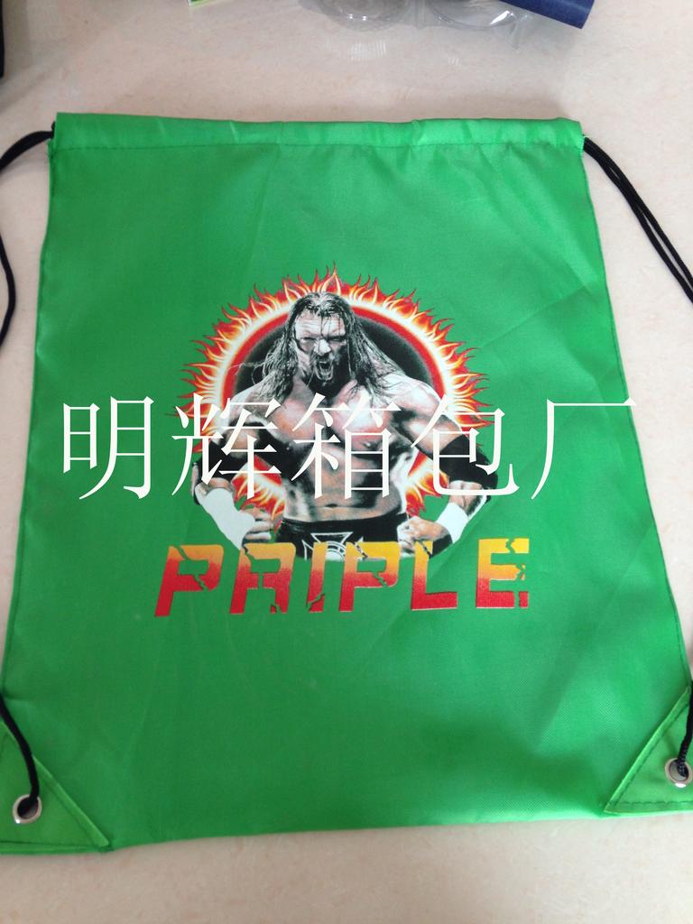 新款时尚牛津布拉绳包新图案 抽绳袋 环保袋